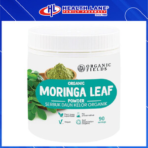 ORGANIC FIELDS MORINGA LEAF POWDER 180G